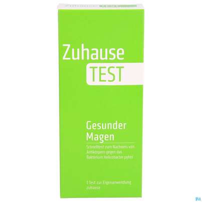 Sie sehen eine Packung Diagnostika U.zubehoer Zuhausetest Gesunder/magen Helicobacter Pylori Stuhl 1st, Produktbild: 01 Diagnostika U.zubehoer Zuhausetest Gesunder/magen Helicobacter Pylori Stuhl 1st, A-Nr.: 5084958 - 01