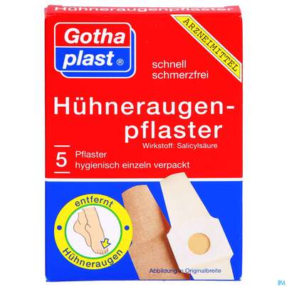 Huehneraugen Pflaster Cornplast 2x 6cm 5st, A-Nr.: 2489347 - 01