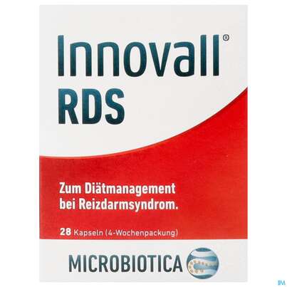 Sie sehen eine Packung Innovall Microbiotic Rds Kapseln 28st, Produktbild: 01 Innovall Microbiotic Rds Kapseln 28st, A-Nr.: 5583124 - 01