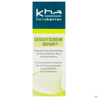 Sie sehen eine Packung Karrer Eco Repair Gesichtscreme 50ml, Produktbild: 01 Karrer Eco Repair Gesichtscreme 50ml, A-Nr.: 4832921 - 01