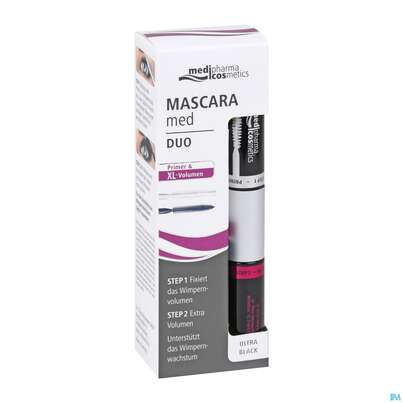 Sie sehen eine Packung Mascara Med Duo Primer +xl Volumen 10ml, Produktbild: 03 Mascara Med Duo Primer +xl Volumen 10ml, A-Nr.: 5159805 - 03
