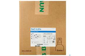 Nacl 0,9% Ecolav Topische Spuelloesung 250ml 20st, A-Nr.: 3016757 - 01