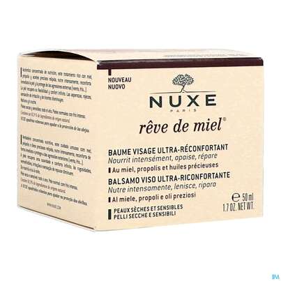 Sie sehen eine Packung Nuxe Baume Visage Ultra Reconfortan Gesicht Tag+nacht 50ml, Produktbild: 03 Nuxe Baume Visage Ultra Reconfortan Gesicht Tag+nacht 50ml, A-Nr.: 5211517 - 03