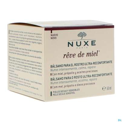 Sie sehen eine Packung Nuxe Baume Visage Ultra Reconfortan Gesicht Tag+nacht 50ml, Produktbild: 04 Nuxe Baume Visage Ultra Reconfortan Gesicht Tag+nacht 50ml, A-Nr.: 5211517 - 04