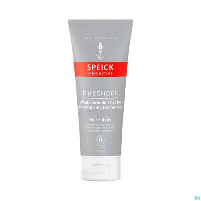 Sie sehen eine Packung Speick Men/active Duschgel Nr 61142 200ml, Produktbild: 01 Speick Men/active Duschgel Nr 61142 200ml, A-Nr.: 4196572 - 01