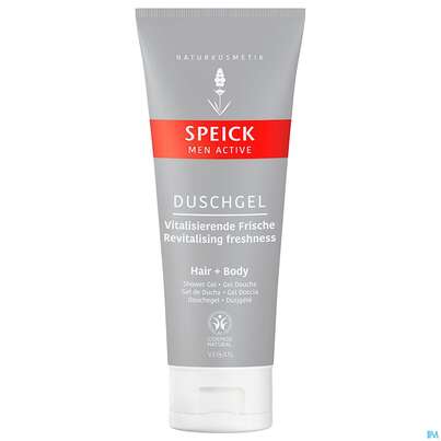 Sie sehen eine Packung Speick Men/active Duschgel Nr 61142 200ml, Produktbild: 02 Speick Men/active Duschgel Nr 61142 200ml, A-Nr.: 4196572 - 02