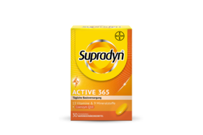 Sie sehen eine Packung Supradyn® ACTIVE Filmtabletten, Produktbild: 01 Supradyn® ACTIVE Filmtabletten, A-Nr.: 3435862 - 01