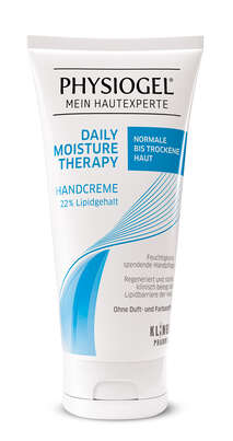 Sie sehen eine Packung PHYSIOGEL® Daily Moisture Therapy Handcreme für normale bis trockene Haut, Produktbild: 01 PHYSIOGEL® Daily Moisture Therapy Handcreme für normale bis trockene Haut, A-Nr.: 5388463 - 01