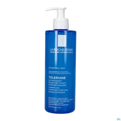 Sie sehen eine Packung La Roche Posay Toleriane Gel-zu-schaum Double Cleanser 400ml, Produktbild: 01 La Roche Posay Toleriane Gel-zu-schaum Double Cleanser 400ml, A-Nr.: 5741617 - 01