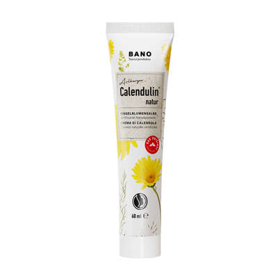 Sie sehen eine Packung Calendulin Ringelblumensalbe Natrue zertif. 60ml, Produktbild: 01 Calendulin Ringelblumensalbe Natrue zertif. 60ml, A-Nr.: 5714537 - 01