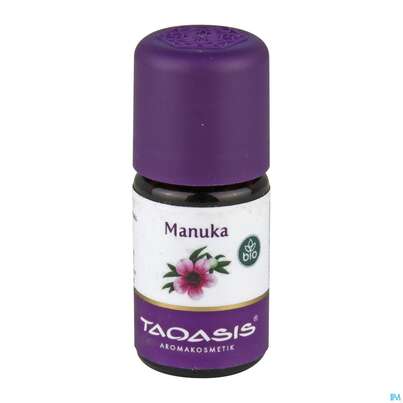 Sie sehen eine Packung Aetherische Oele Taoasis Bio Manuka 5ml, Produktbild: 03 Aetherische Oele Taoasis Bio Manuka 5ml, A-Nr.: 4910934 - 03