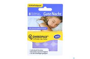 Ohrenschutz Ohropax Schlafstoepsel Silicon Gute Nacht Lavendel 8st, A-Nr.: 5756820 - 01