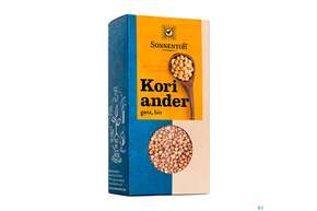 Sie sehen eine Packung Sonnentor Bio Koriander Ganz 00321 35g, Produktbild: 01 Sonnentor Bio Koriander Ganz 00321 35g, A-Nr.: 3740140 - 01