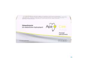 Sie sehen eine Packung Zahnpaste Apacare Polish Zahnpolierpaste 20ml, Produktbild: 01 Zahnpaste Apacare Polish Zahnpolierpaste 20ml, A-Nr.: 3820985 - 01