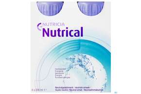 Nutrical 200ml Neutral Vitalflasche 4st, A-Nr.: 4119554 - 01