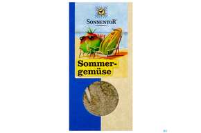 Sie sehen eine Packung Sonnentor Gewuerzmischung/bio Sommergemuese 01264 35g, Produktbild: 01 Sonnentor Gewuerzmischung/bio Sommergemuese 01264 35g, A-Nr.: 5847764 - 01