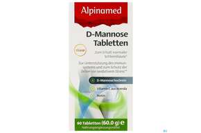 D-mannose Tabl -alpinamed +biotin +vitamin C 60st, A-Nr.: 5852185 - 01