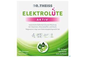 Sie sehen eine Packung Dr.theiss Elektroluete Aktiv Sachet 15st, Produktbild: 01 Dr.theiss Elektroluete Aktiv Sachet 15st, A-Nr.: 5857024 - 01