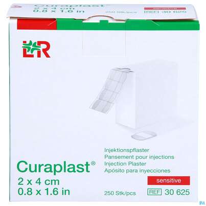 Injektionspflaster Curaplast 2x 4cm 250st, A-Nr.: 1430056 - 01