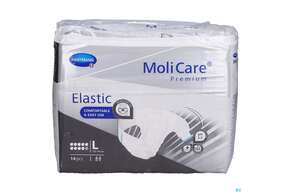 Inkontinenz Molicare Premium/elastic 10 Tropfen L 14st, A-Nr.: 5174377 - 01