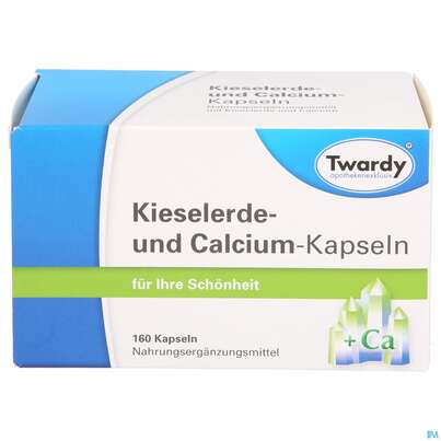 Kieselerde +calcium Kapseln-twardy 160st, A-Nr.: 1489925 - 01