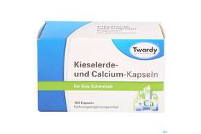 Kieselerde +calcium Kapseln-twardy 160st, A-Nr.: 1489925 - 01