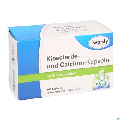 Kieselerde +calcium Kapseln-twardy 160st, A-Nr.: 1489925 - 03