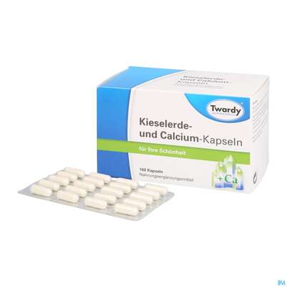 Kieselerde +calcium Kapseln-twardy 160st, A-Nr.: 1489925 - 04