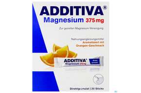 Magnesium Sticks/granulat 375mg Orange Additiva 10012 20st, A-Nr.: 5809887 - 01