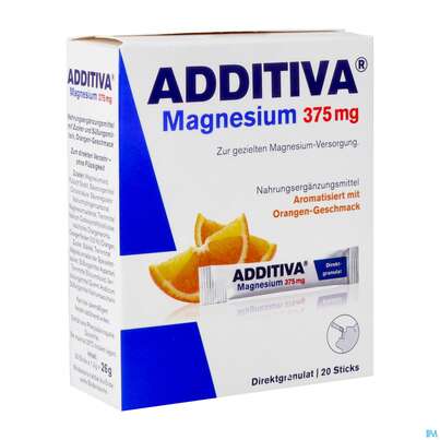 Magnesium Sticks/granulat 375mg Orange Additiva 10012 20st, A-Nr.: 5809887 - 02