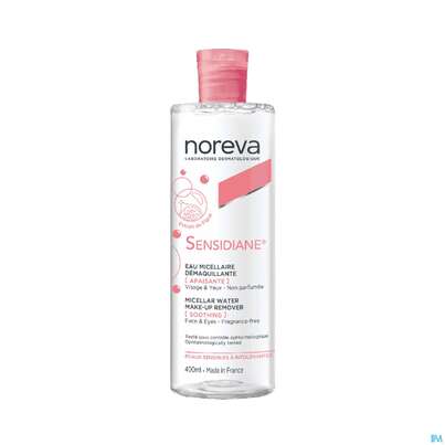Sie sehen eine Packung Noreva Sensidiane Mizellenwasser 400ml, Produktbild: 01 Noreva Sensidiane Mizellenwasser 400ml, A-Nr.: 5672106 - 01