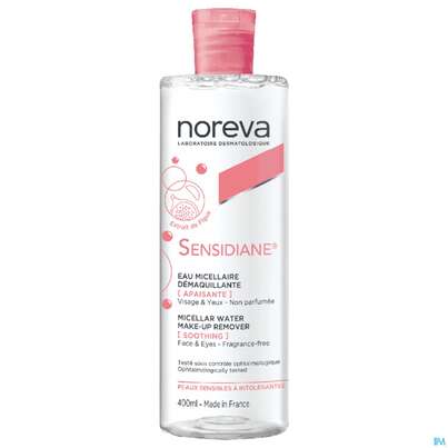 Sie sehen eine Packung Noreva Sensidiane Mizellenwasser 400ml, Produktbild: 02 Noreva Sensidiane Mizellenwasser 400ml, A-Nr.: 5672106 - 02