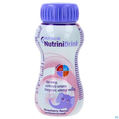 Nutrini/drink Flasche 200ml Erdbeer 1st, A-Nr.: 5565439 - 01