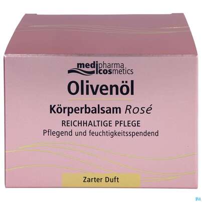 Sie sehen eine Packung Oliven Oel Dr.theiss Koerperbalsam/rose 250ml, Produktbild: 01 Oliven Oel Dr.theiss Koerperbalsam/rose 250ml, A-Nr.: 5658052 - 01