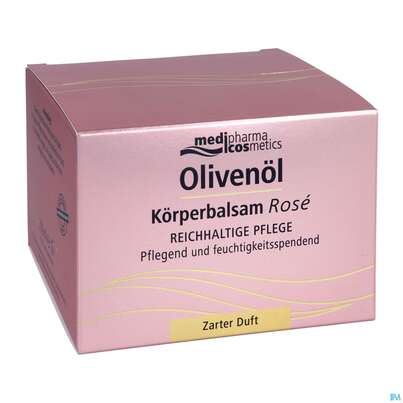 Sie sehen eine Packung Oliven Oel Dr.theiss Koerperbalsam/rose 250ml, Produktbild: 03 Oliven Oel Dr.theiss Koerperbalsam/rose 250ml, A-Nr.: 5658052 - 03
