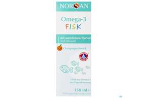 Omega -3 Norsan/fisk Kinder Fischoel Orange 150ml, A-Nr.: 5820699 - 01