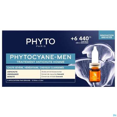 Phyto Cyane Men Progressive 12x3,5ml 42ml, A-Nr.: 5222426 - 02
