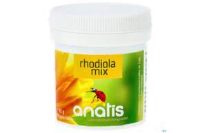 Sie sehen eine Packung Rhodiola Kapseln Anatis Mix 60st, Produktbild: 01 Rhodiola Kapseln Anatis Mix 60st, A-Nr.: 4314698 - 01