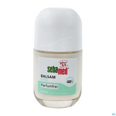 Sie sehen eine Packung Sebamed/sebapharma Deo Roll On Balsam Sensitive 50ml, Produktbild: 02 Sebamed/sebapharma Deo Roll On Balsam Sensitive 50ml, A-Nr.: 2642263 - 02
