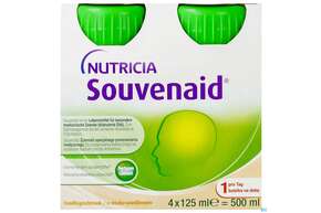 Sie sehen eine Packung Souvenaid 125ml Vitalflasche Vanille 4st, Produktbild: 01 Souvenaid 125ml Vitalflasche Vanille 4st, A-Nr.: 4133560 - 01