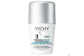 Sie sehen eine Packung Vichy Deo/roll-on 72h Anti-flecken Invisible 50ml, Produktbild: 01 Vichy Deo/roll-on 72h Anti-flecken Invisible 50ml, A-Nr.: 5818314 - 01