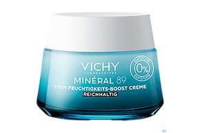 Sie sehen eine Packung Vichy Mineral 89 Creme Ohne Duftstoffe Reichhaltig 50ml, Produktbild: 01 Vichy Mineral 89 Creme Ohne Duftstoffe Reichhaltig 50ml, A-Nr.: 5808385 - 01