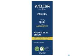 Sie sehen eine Packung Weleda For Men 5in1 Multi Action Serum 30ml, Produktbild: 01 Weleda For Men 5in1 Multi Action Serum 30ml, A-Nr.: 5786821 - 01