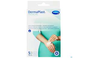 Wundpflaster Dermaplast/medical Selbstklebend Steril Wasserdicht 7,2x 5cm 5st, A-Nr.: 4489564 - 01