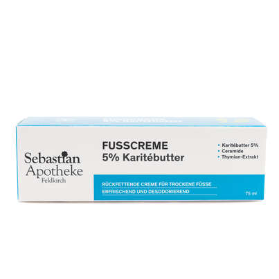 Fußcreme Karitébutter 75ml, A-Nr.: 8053438 - 01