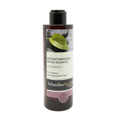 Sie sehen eine Packung Restrukturierendes Physio-Shampoo 200ml, Produktbild: 01 Restrukturierendes Physio-Shampoo 200ml, A-Nr.: 8069362 - 01