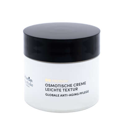 Sie sehen eine Packung Osmotische Creme leichte Textur 50ml, Produktbild: 01 Osmotische Creme leichte Textur 50ml, A-Nr.: 8072625 - 01