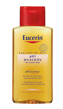 Sie sehen eine Packung Eucerin pH5 Duschöl Nachfüllung, Produktbild: 01 Eucerin pH5 Duschöl Nachfüllung, A-Nr.: 2152872 - 01
