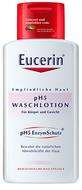 Sie sehen eine Packung Eucerin pH5 Waschlotion + Pumpe, Produktbild: 01 Eucerin pH5 Waschlotion + Pumpe, A-Nr.: 2077892 - 01