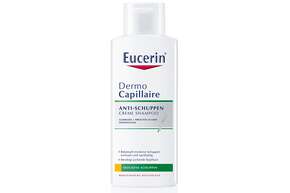 Sie sehen eine Packung Eucerin DermoCapillaire Anti-Schuppen Creme-Shampoo, Produktbild: 01 Eucerin DermoCapillaire Anti-Schuppen Creme-Shampoo, A-Nr.: 3949153 - 01
